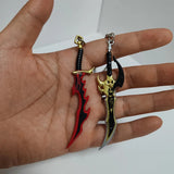 Double Daggers Keychain