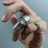 Silver Chariot Adjustable Ring