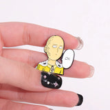 Saitama Enamel Pin