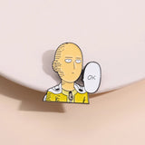 Saitama Enamel Pin